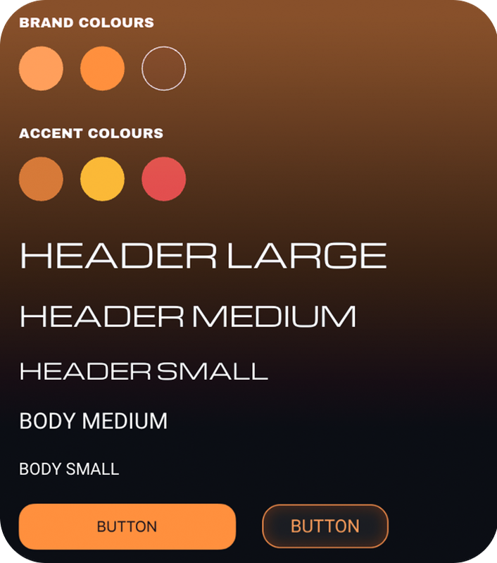 Momentum colour and typography style guide